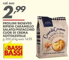 Verde & bio - Frollini Ripieni Caramello Salato/Pistacchio Cuor Di Crema Sottolestelle