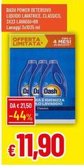 Dash - Power Detersivo Liquido Lavatrice, Classico