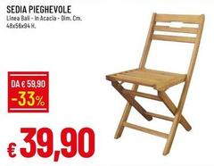 Linea - Sedia Pieghevole