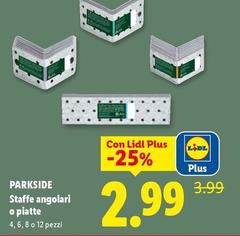 Parkside - Staffe Angolari O Piatte