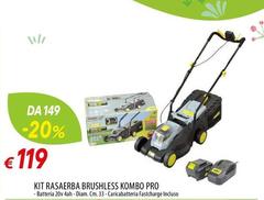 Kombo - Kit Rasaerba Brushless  Pro