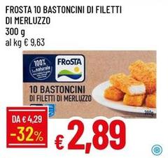 Frosta - 10 Bastoncini Di Filetti Di Merluzzo