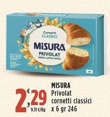 Misura - Privolat Cornetti Classici