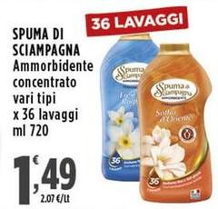 Spuma di Sciampagna - Ammorbidente Concentrato
