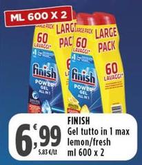 Finish - Gel Tutto In 1 Max Lemon