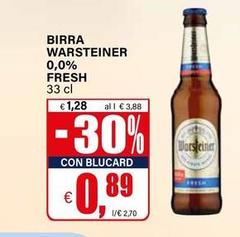 Warsteiner - Birra 0.0% Fresh