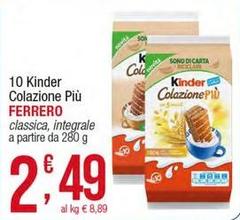 Ferrero - 10 Kinder Colazione Più
