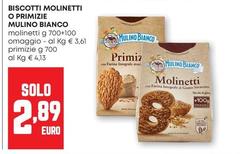 Mulino Bianco - Biscotti Molinetti O Primizie