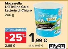 Latteria sociale di chiuro - Mozzarella Lattellina Gold