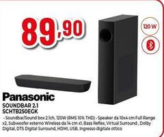 Panasonic - Soundbar 2.1 SCHTB250EGK