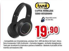 Trevi - Cuffia Wireless 12E60 0D12E6000