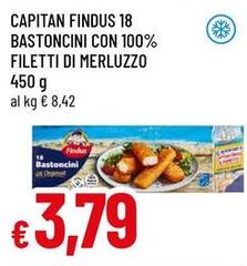 Capitan Findus - 18 Bastoncini Con 100% Filetti Di Merluzzo