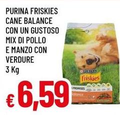 Purina - Friskies Cane Balance Con Un Gustoso Mix Di Pollo E Manzo Con Verdure
