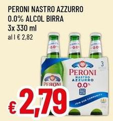 Peroni - Nastro Azzurro 0.0% Alcol Birra