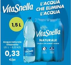 Vitasnella - Acqua Naturale