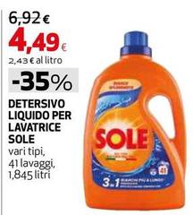 Sole - Detersivo Liquido Per Lavatrice