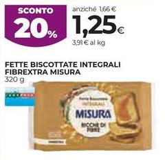 Misura - Fette Biscottate Integrali Fibrextra