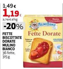 Mulino Bianco - Fette Biscottate Dorate