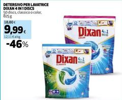 Dixan - Detersivo Per Lavatrice 4 In 1 Discs