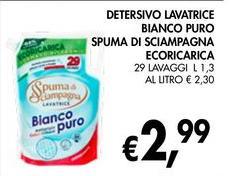 Spuma di Sciampagna - Detersivo Lavatrice Bianco Puro