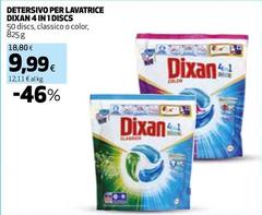 Dixan - Detersivo Per Lavatrice 4 In 1 Discs