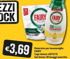 Fairy - Detersivo Per Lavastoviglie Caps Lemon