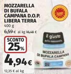 Libera Terra - Mozzarella Di Bufala Campana D.O.P.
