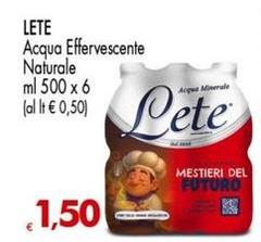 Lete - Acqua Effervescente Naturale