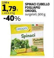 Orogel - Spinaci Cubello Fogliapiù