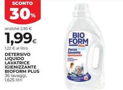 Bioform - Detersivo Liquido Lavatrice Igienizzante Plus