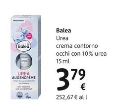 Balea - Urea Crema Contorno  Occhi Con 10% Urea 15 Ml