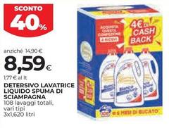 Spuma di Sciampagna - Detersivo Lavatrice Liquido