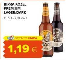 Kozel - Birra Premium Lager/Dark