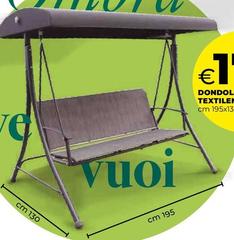 Dondolo Seduta Textilene