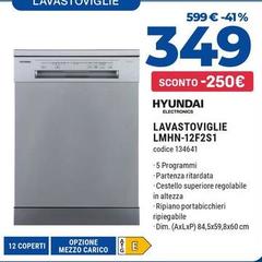 Hyundai -  LMHN-12F2S1 Lavastoviglie Libera Installazione 12 Coperti E