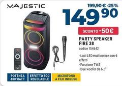 Majestic - Party Speaker Fire 38