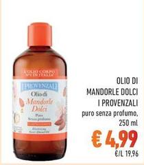 I Provenzali - Olio Di Mandorle Dolci Puro Senza Profumo