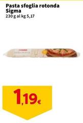 Sigma - Pasta Sfoglia Rotonda