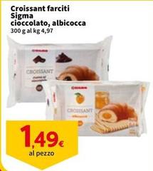 Sigma - Croissant Farciti Cioccolato, Albicocca