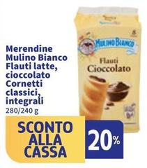 Mulino Bianco - Merendine Flauti Latte 