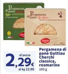 Cherchi - Pergamena Di Pane Guttiau Classica, Rosmarino