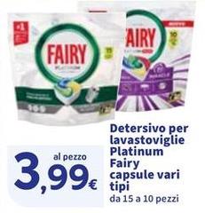 Fairy - Detersivo Per Lavastoviglie Platinum Capsule