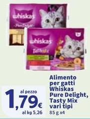 Whiskas - Alimento Per Gatti Pure Delight, Tasty Mix