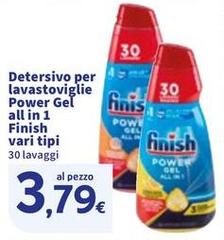 Finish - Detersivo Per Lavastoviglie Power Gel All In 1