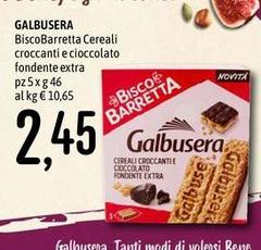 Galbusera - Bisco Barretta Cereali Croccanti E Cioccolato Fondente Extra