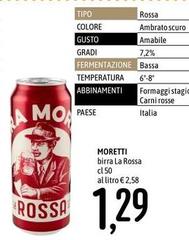 Moretti - Birra La Rossa