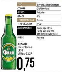 Gösser - Radler Lemon