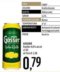 Gösser - Radler 0,0% Alcol