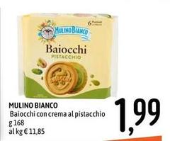 Mulino Bianco - Baiocchi Con Crema Al Pistacchio