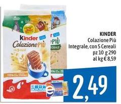 Kinder - Colazione Più Integrale, Con 5 Cereali